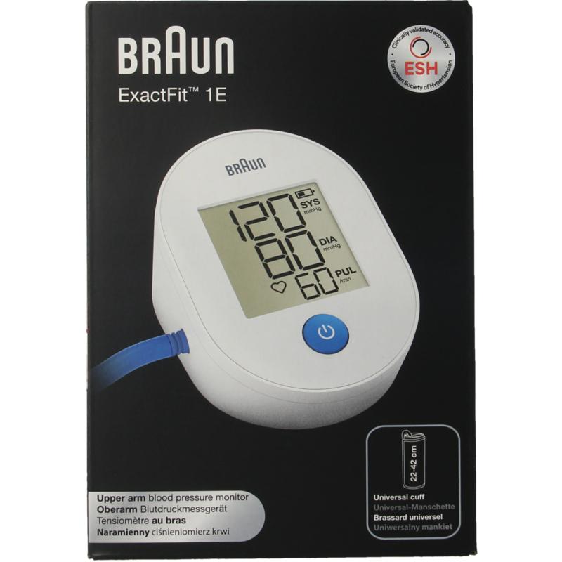 Braun Exactfit 1E Bovenarm Bloeddrukmeter (1 stuk)