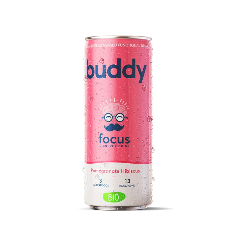 Buddy Drink Pomegranate Hibiscus Bio (250 ml)