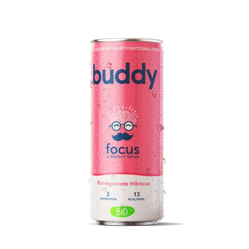 Buddy Drink Pomegranate Hibiscus Bio (250 ml)