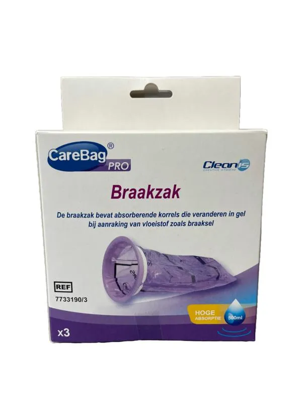 Carebag Braakzak Pro 500ml (3 stuks)