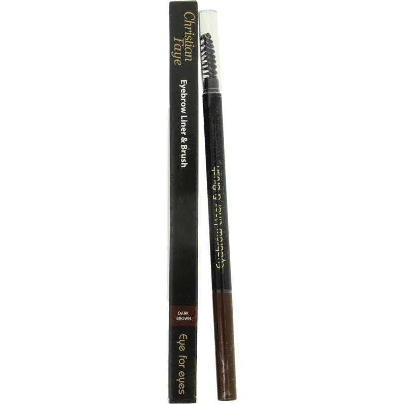Christian Faye Eyebrow Liner & Brush Dark Brown (0,1 gr)
