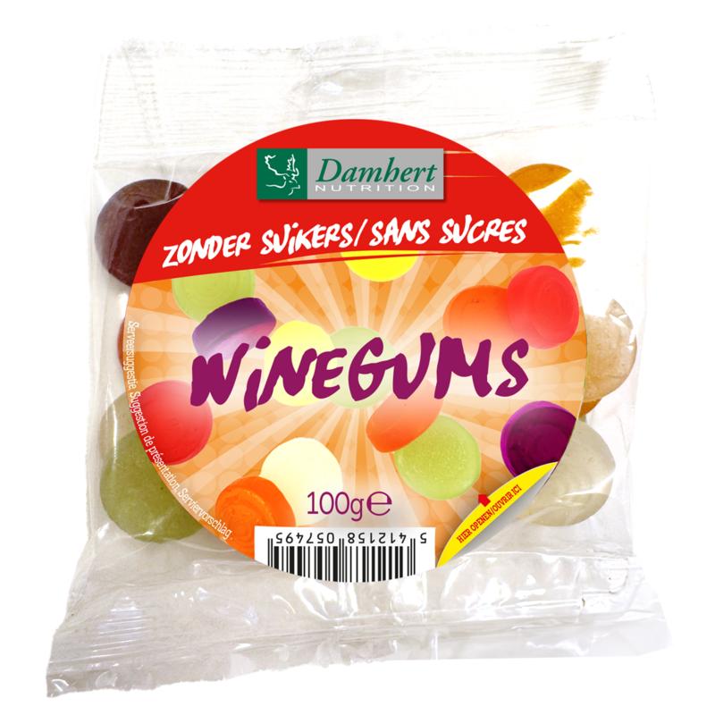 Damhert Winegums Suikervrij (100 gr)