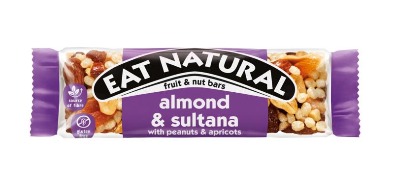 Eat Natural Amandel & Sultana Met Pinda En Abrikoos (40 gr)