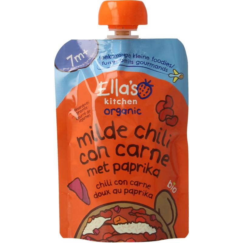 Ella's Kitchen Milde Chili Con Carne Met Paprika 7+ Maanden Bio (130 gr)