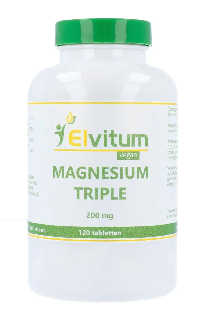 Elvitum Magnesium Triple 200mg (120 tabletten)