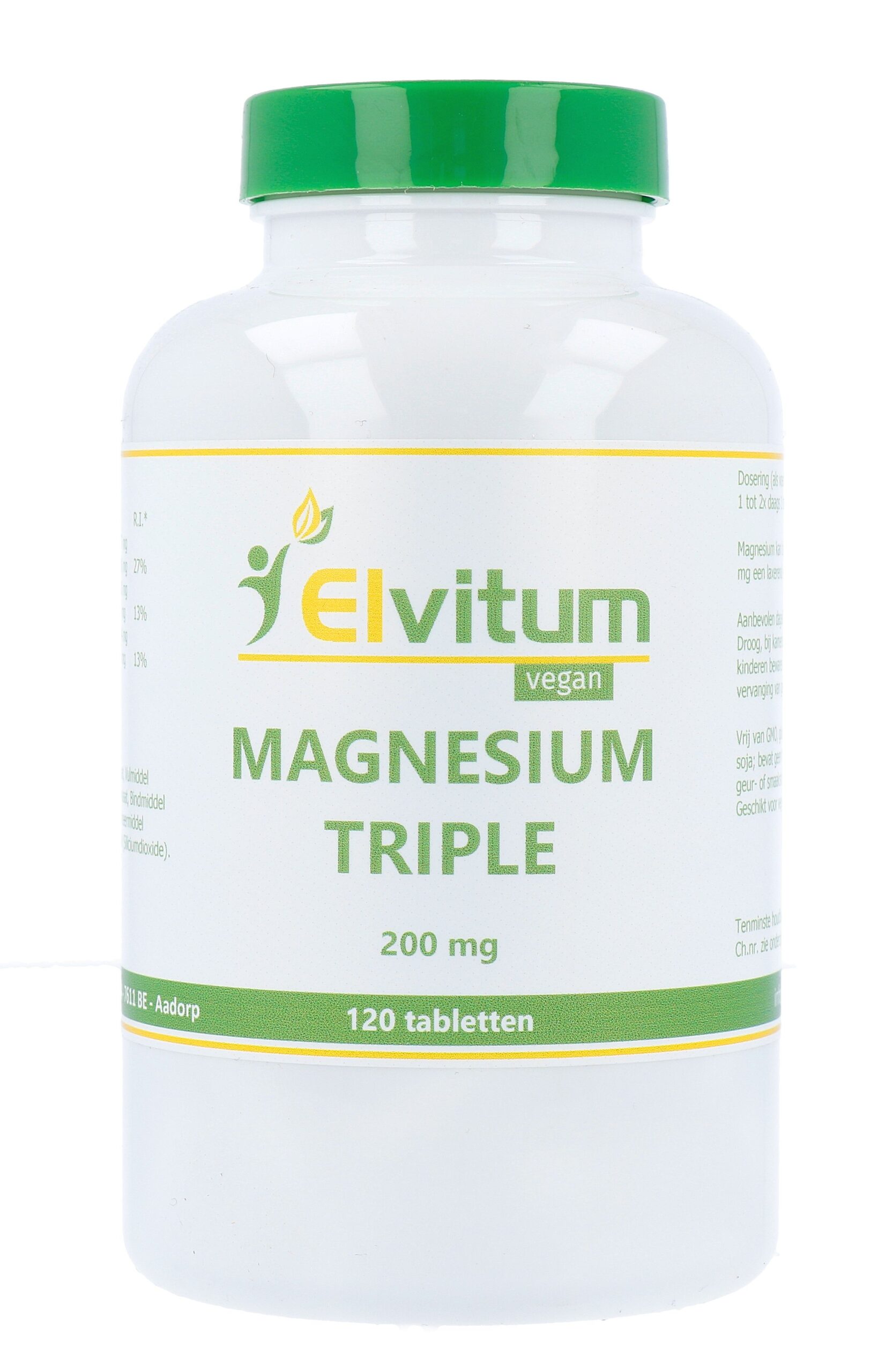 Elvitum Magnesium Triple 200mg (120 tabletten)