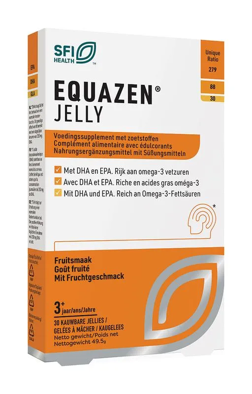 Equazen Equazen Jelly Omega 3- & 6-Vetzuren (30 stuks)