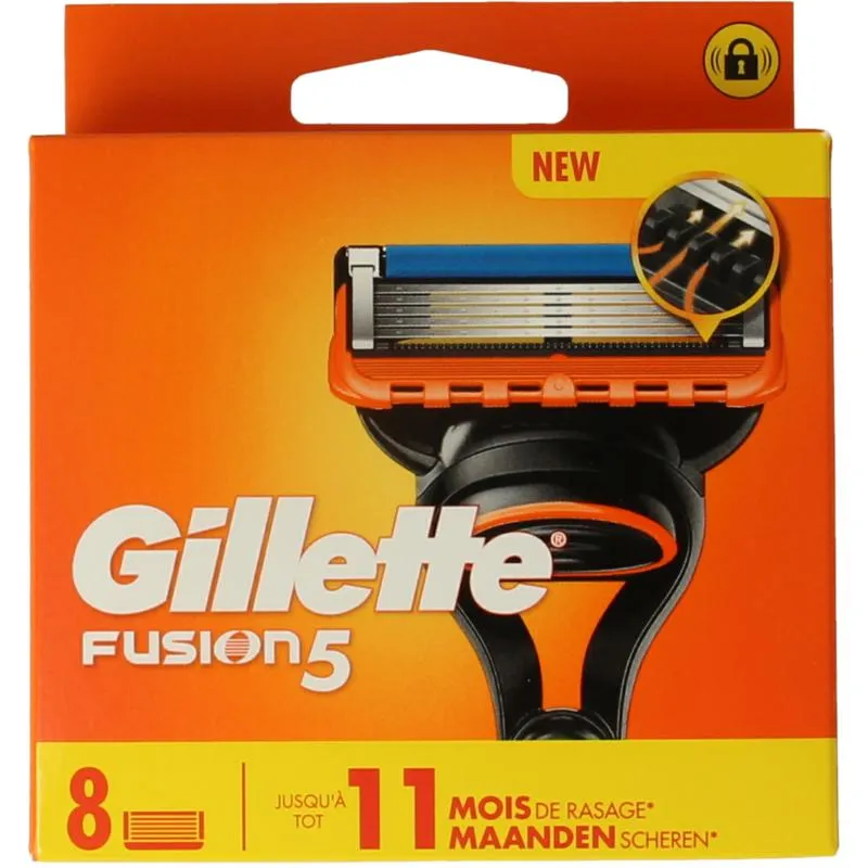 Gillette Fusion Manual Blades (8 stuks)