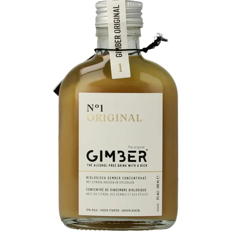 Gimber No. 1 Original Gember Concentraat Bio (200 ml)