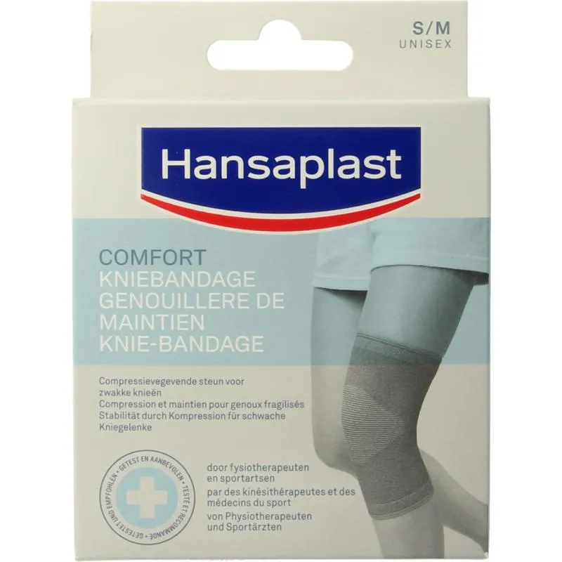 Hansaplast Sport Kniebandage S/M (1 stuk)