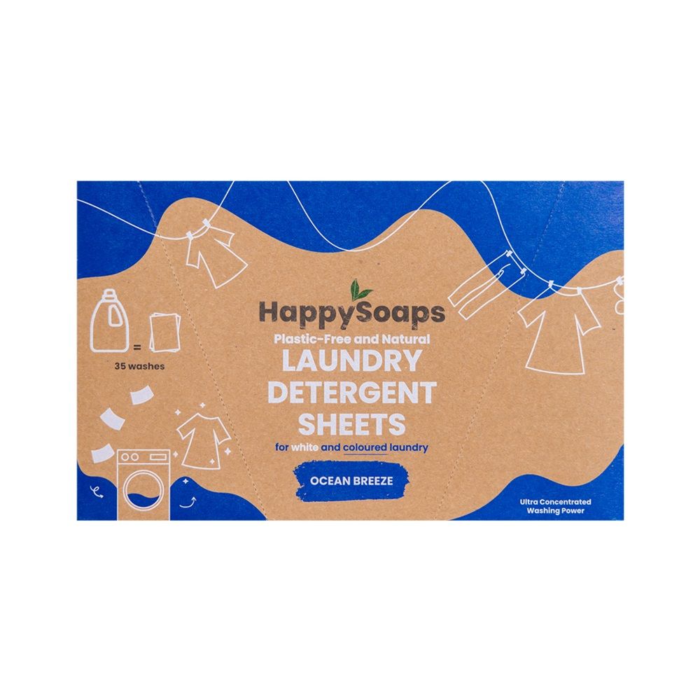 Happysoaps Laundry Sheets Gekleurd & Witte Was (35 stuks)