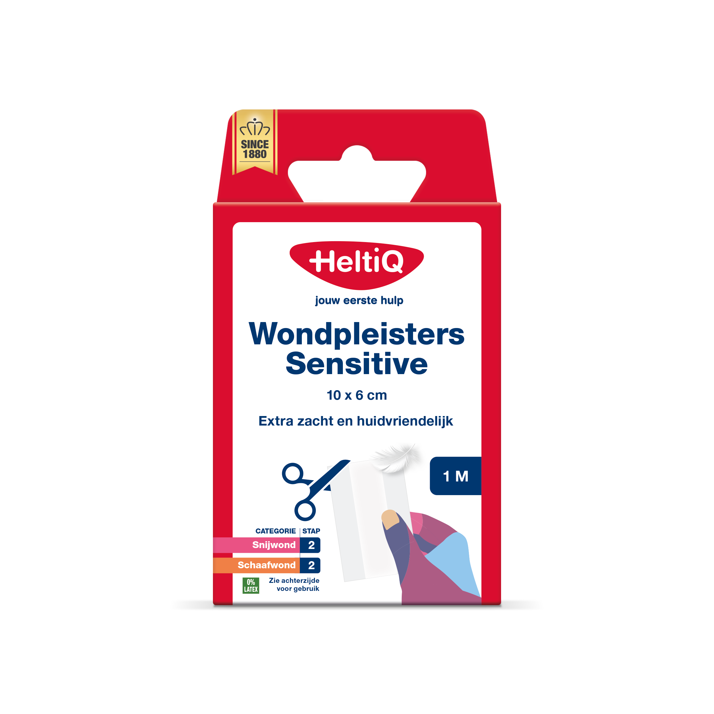 Heltiq Wondpleister Sensitive 1m x 6cm (1 stuk)