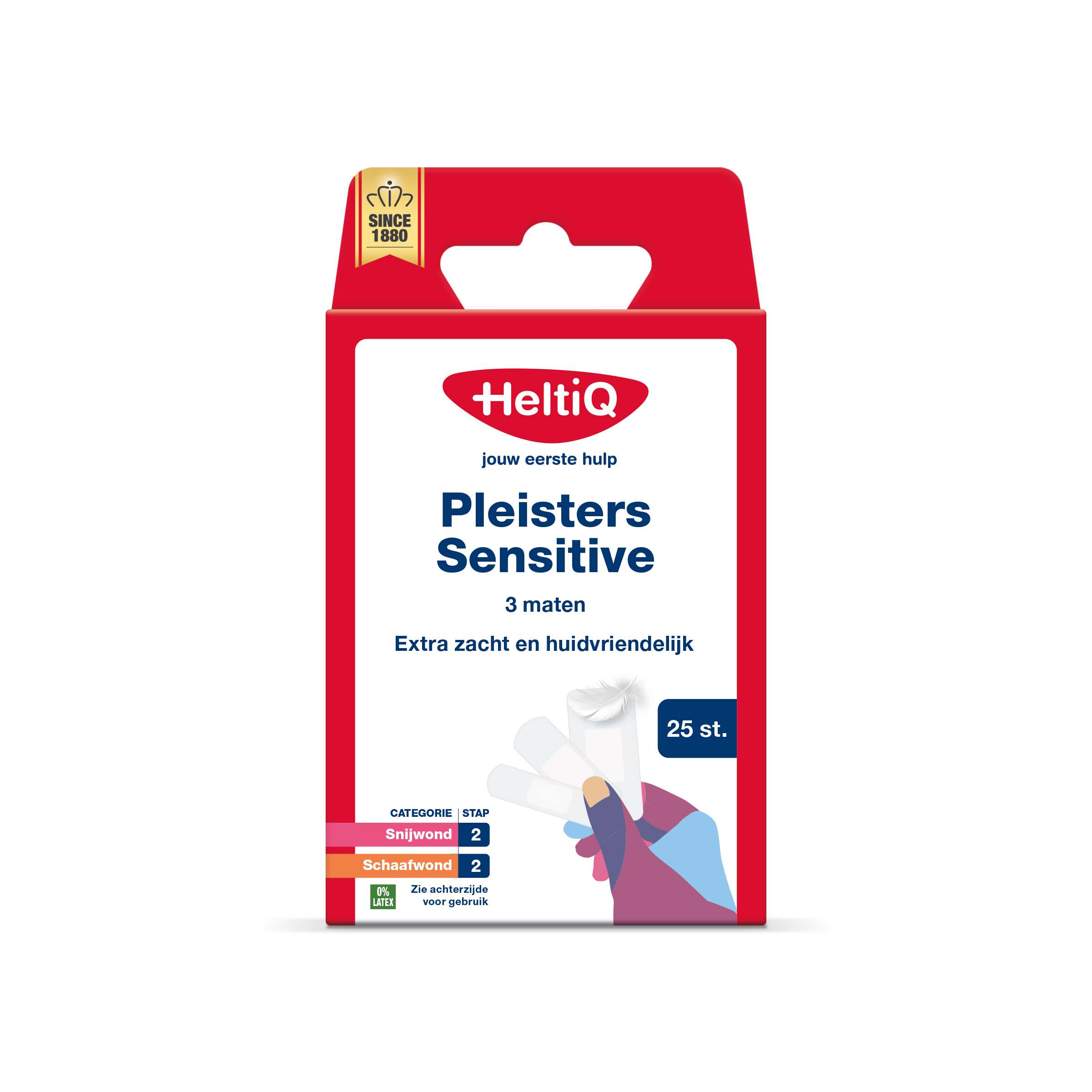Heltiq Pleisters Sensitive 3 Maten (25 stuks)