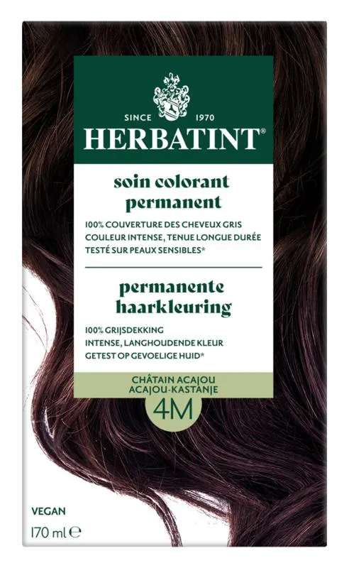 Herbatint 4M Acajou Kastanje (170 ml)