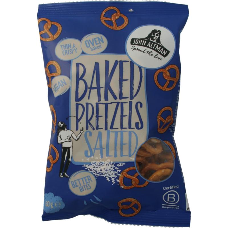 John Altman Baked Pretzels Sea Salt Mini (60 gr)