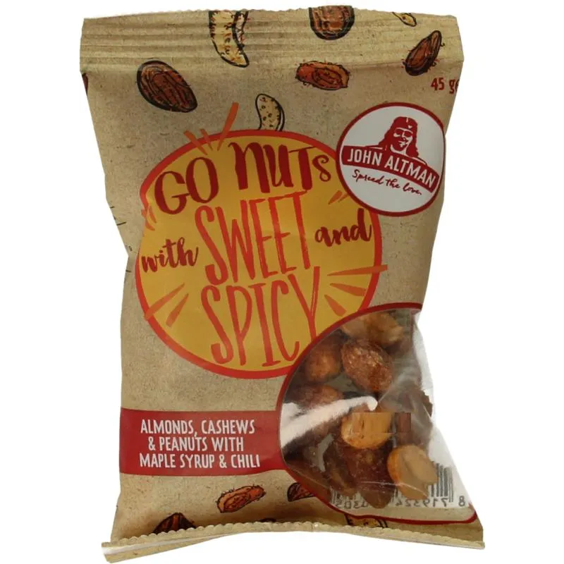 John Altman Mixed Nuts Maple & Chilli (45 gr)