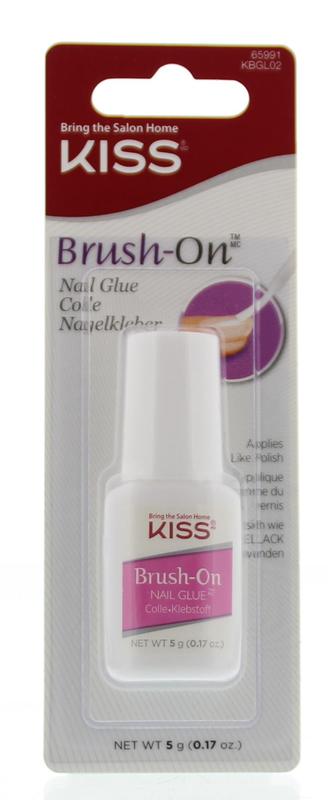 Kiss Nail Glue Brush On (1 stuk)