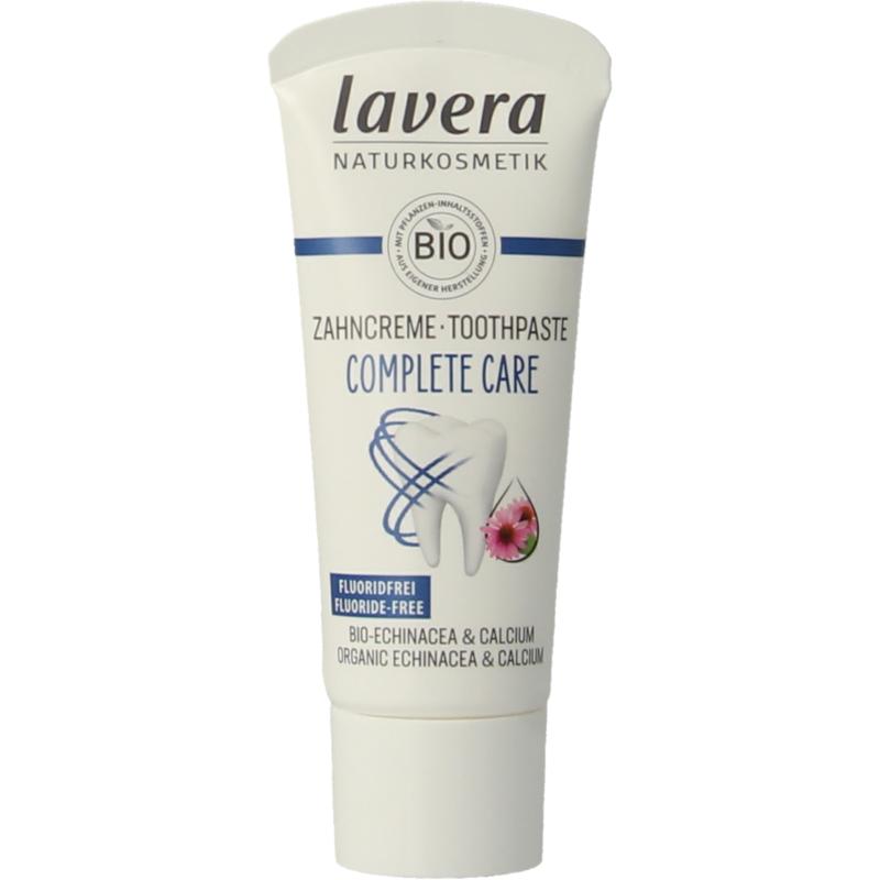 Lavera Tandpasta Complete Care Fluoridevrij Bio Mini (20 ml)