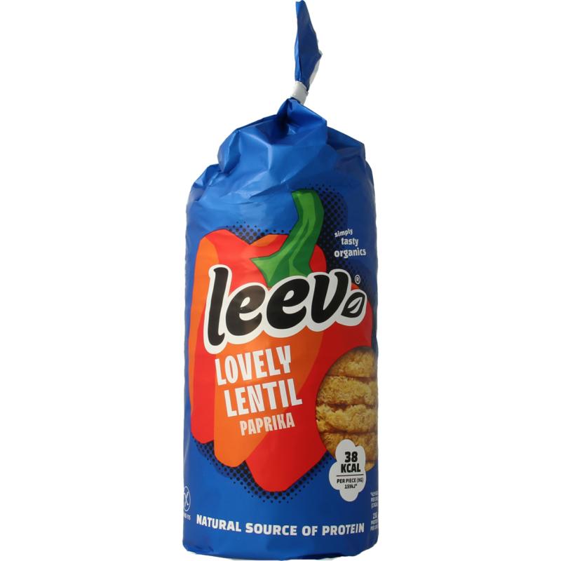 Leev Lovely Lentil Cakes Paprika Bio (117 gr)