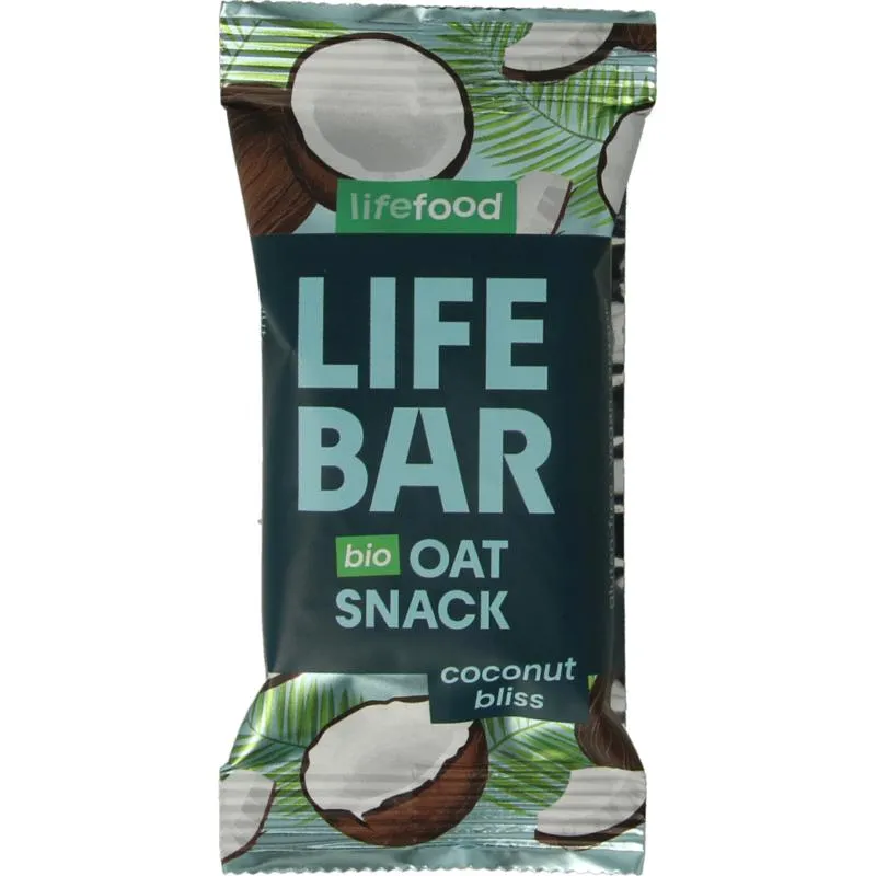 Lifefood Lifebar Oatsnack Kokos Bliss Bio (40 gr)