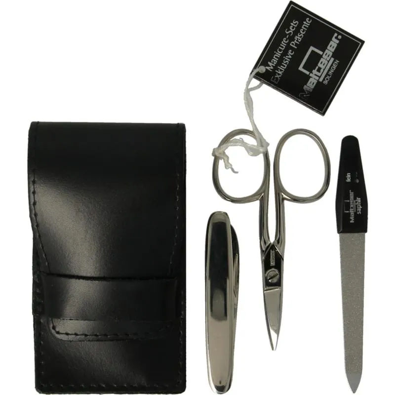 Malteser Zaketui 3-Delig Rundleder Nagelschaar & Zakmes (1 set)