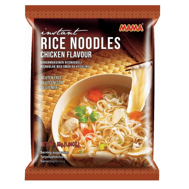 Mama Instant Noedels Kipsmaak Glutenvrij (55 gr)
