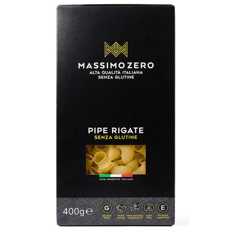 Massimo Zero Pipe Rigate Glutenvrij (400 gr)