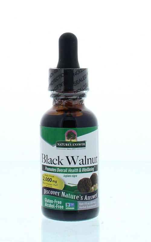 Natures Answer Zwarte Walnoot Extract Alcoholvrij (30 ml)