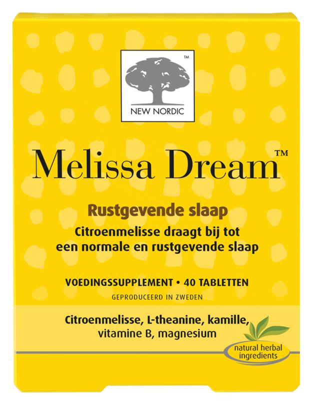 New Nordic Melissa Dream (40 tabletten)