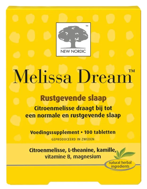 New Nordic Melissa Dream (100 tabletten)