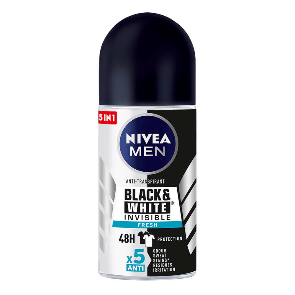 Nivea Men Deoroller Black & White Fresh (50 ml)