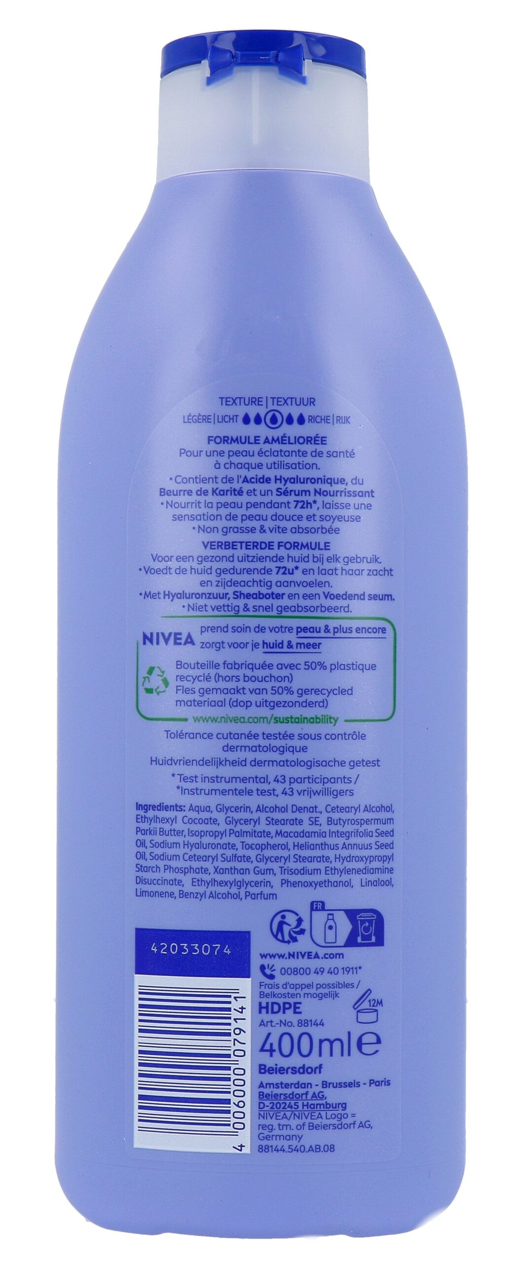 Nivea Bodymilk Zijdezacht (400 ml)