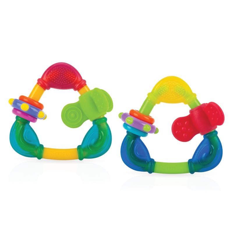 Nuby Bijtfiguur Driehoekig Hard En Zacht (1 stuk)