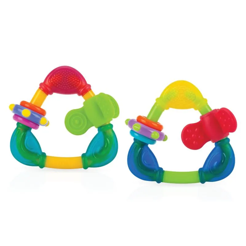 Nuby Bijtfiguur Driehoekig Hard En Zacht (1 stuk)