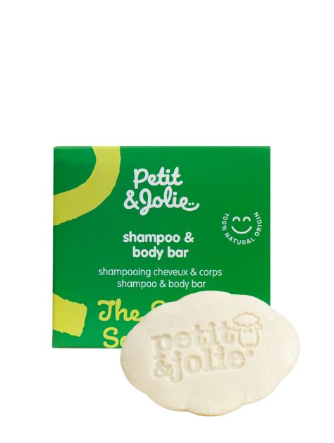 Petit & Jolie Shampoo & Body Bar Voor Baby's En Kinderen (65 gr)