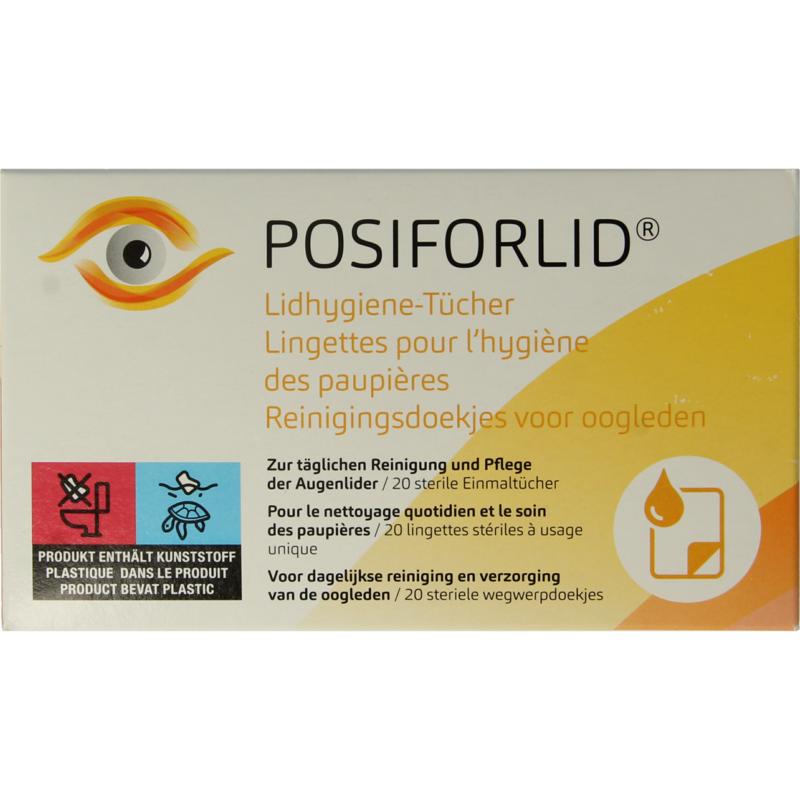 Posiforlid Posiforlid Reinigsdoekjes Oogleden (20 stuks)