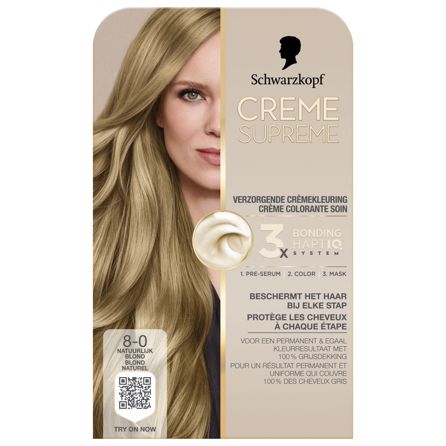 Schwarzkopf Creme Supreme 8-0 Blond (1 stuk)