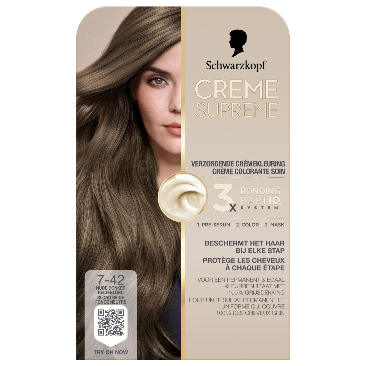 Schwarzkopf Creme Supreme 7-42 D Blond (1 stuk)