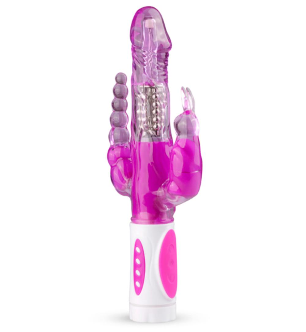 Easytoys Vibe Collection Raving Rabbit Vibrator - Paars (1 stuk)