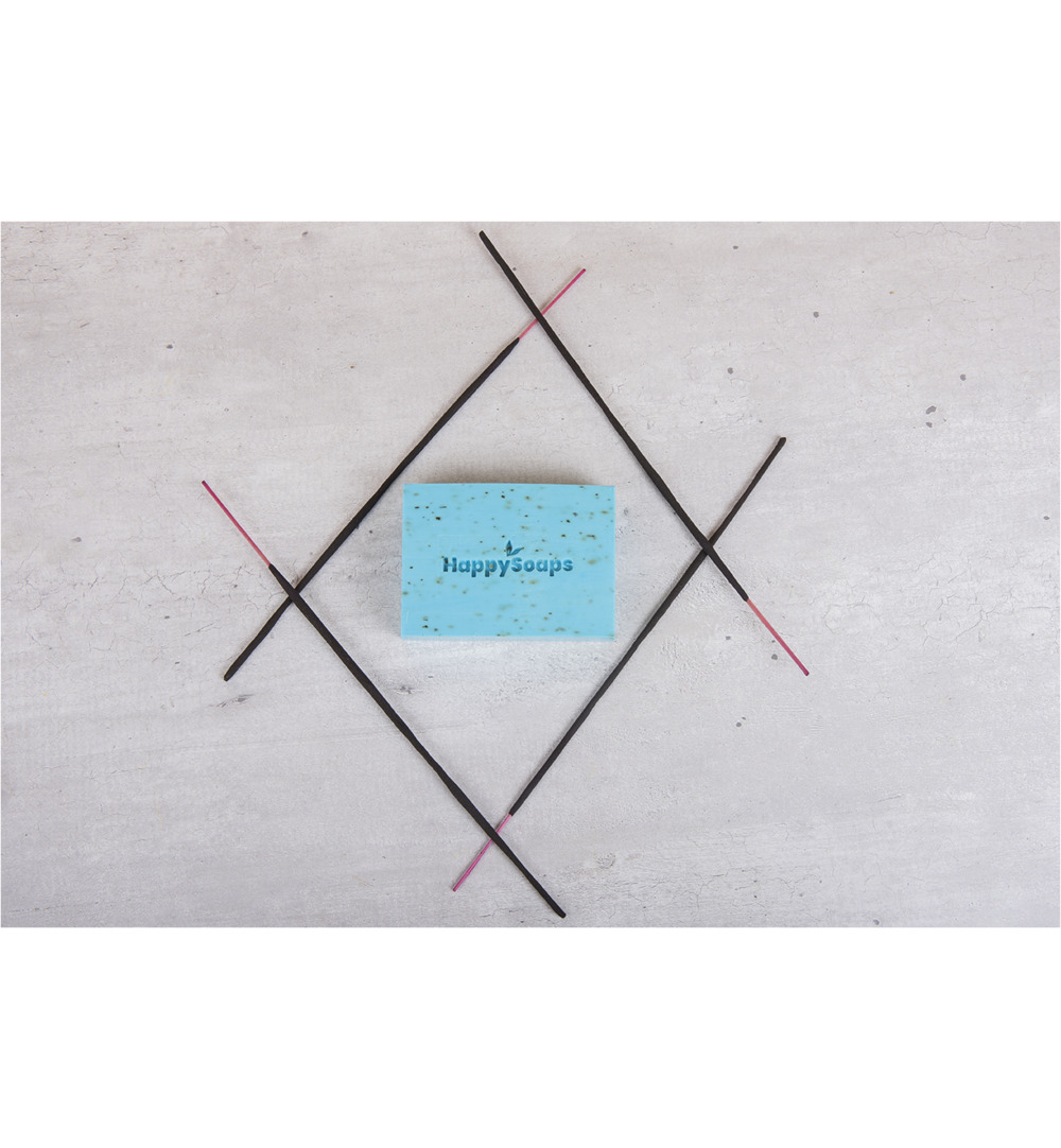 Happysoaps Body Bar Bergamot En Wierook (100 gr)