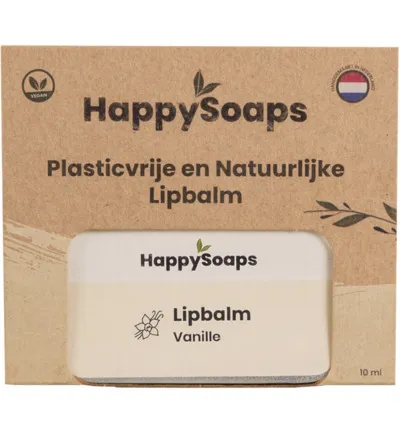 Happysoaps Lipbalm vanille (10 gr)