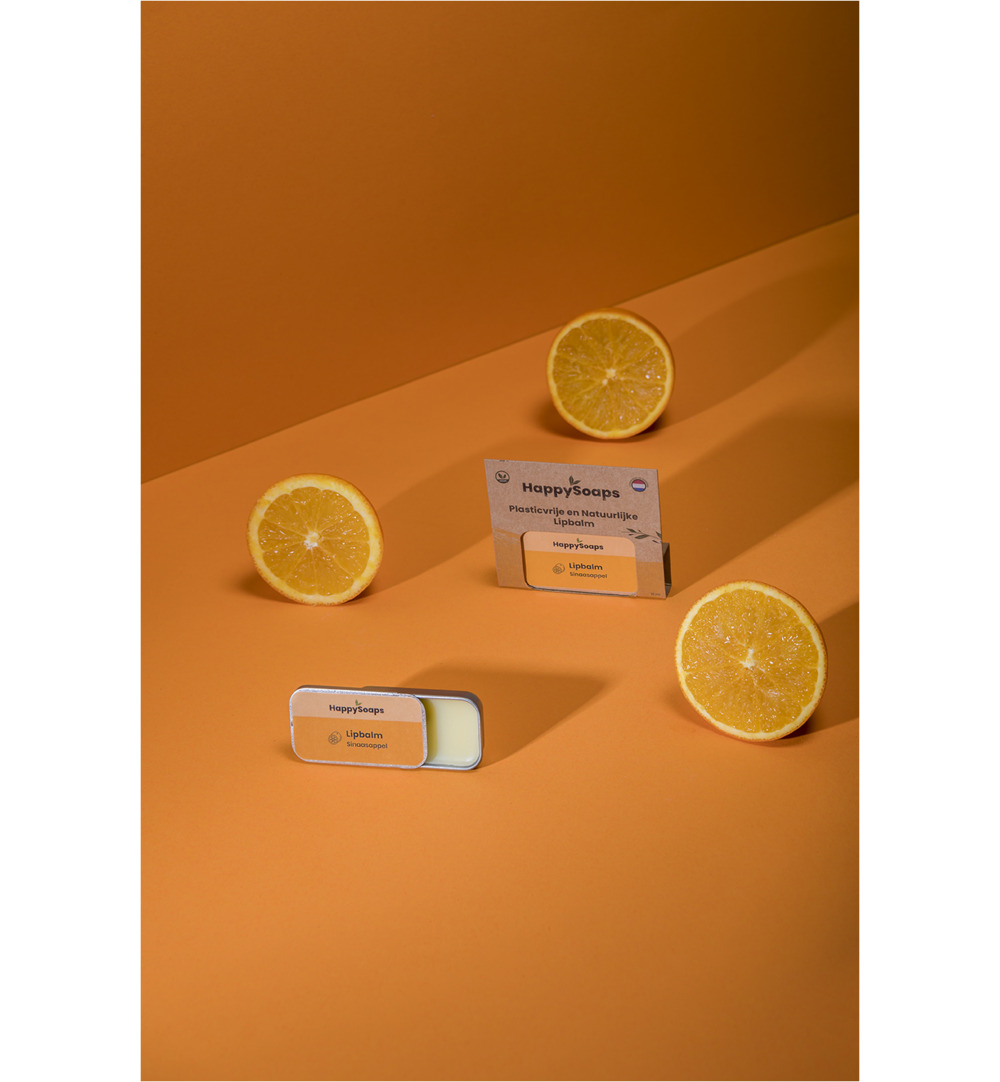 Happysoaps Lipbalm sinaasappel (10 gr)