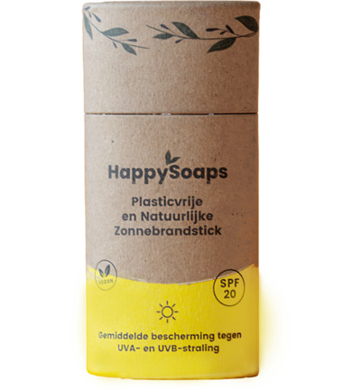 Happysoaps Zonnebrandstick SPF20 (50 gr)