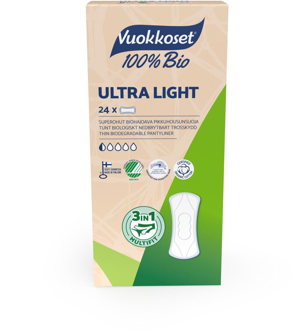 Vuokko set Inlegkruisjes ultra light bio (24 stuks)