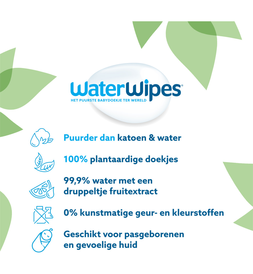 WaterWipes Babydoekjes 9-pak (540 stuks)