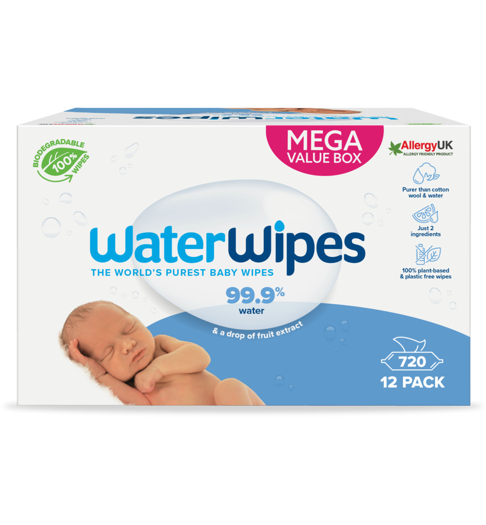 WaterWipes Babydoekjes 12-pak (720 stuks)