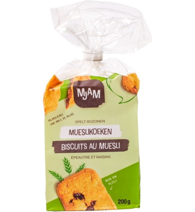 Mjam Spelt mueslikoek (200 gr)