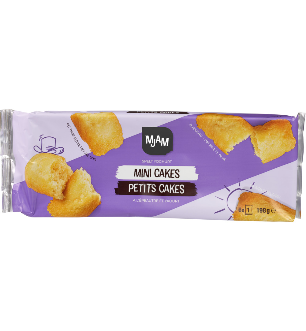 Mjam Mini cakes naturel (198 gr)