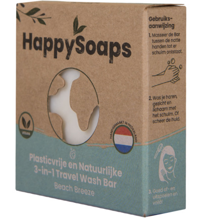 Happysoaps 3-in-1 Travel wash beach (40 gr) - image 2