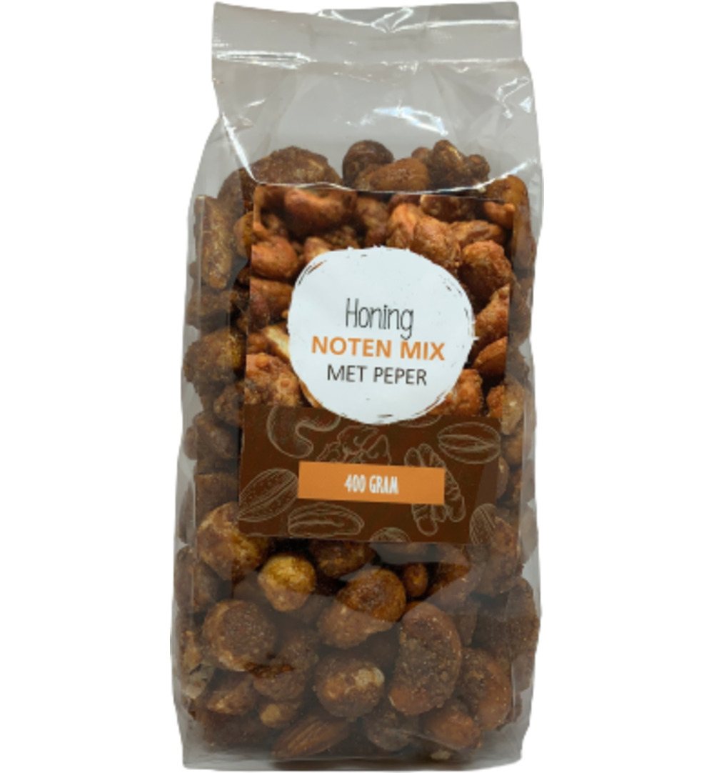 Mijnnatuurwinkel Honing Noten Peper Mix (400 gr)